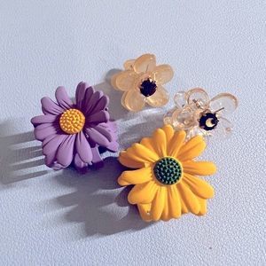 New Hair Claw Flower Claw Hair Clip Small